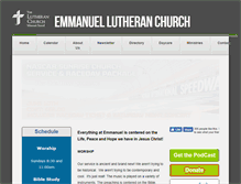 Tablet Screenshot of emmanuelcadillac.org